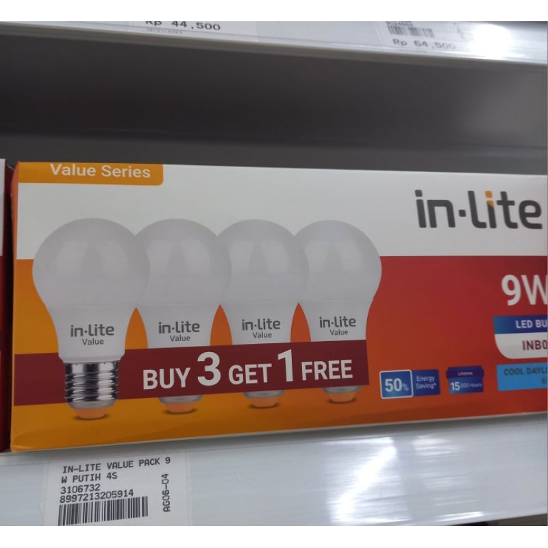 LAMPU LED IN LITE 9WATT ISI 4