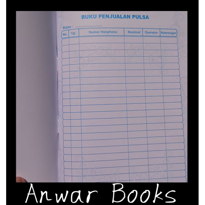 

Buku Penjualan Pulsa