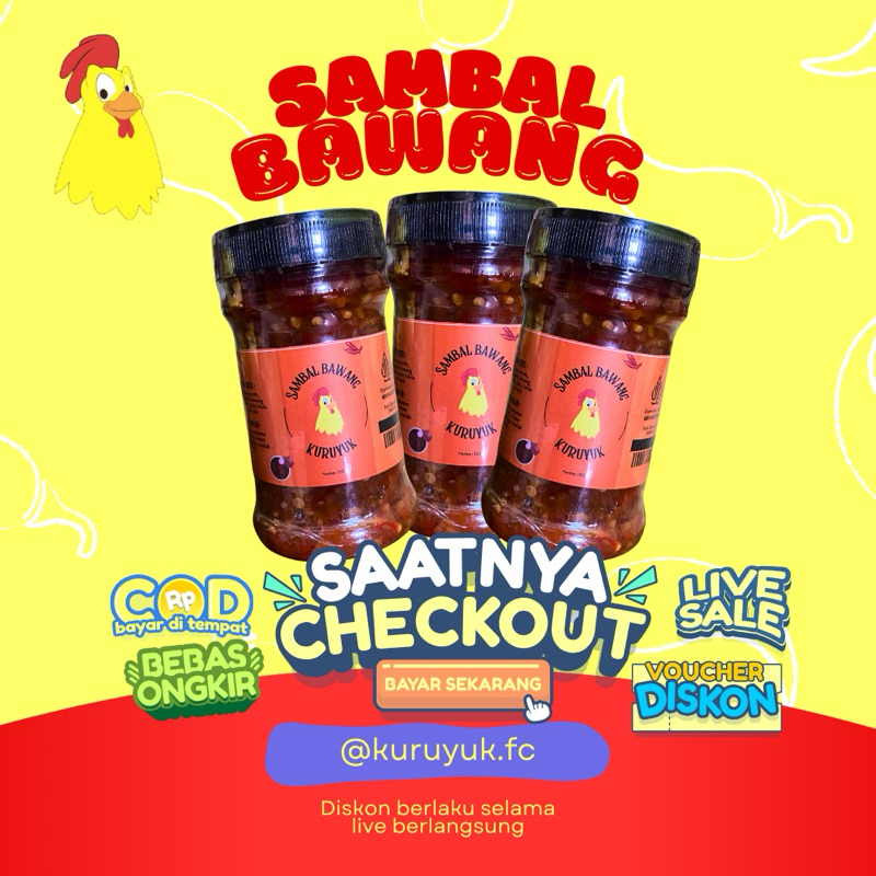 

SAMBAL BAWANG KURUYUK FC 150 GR