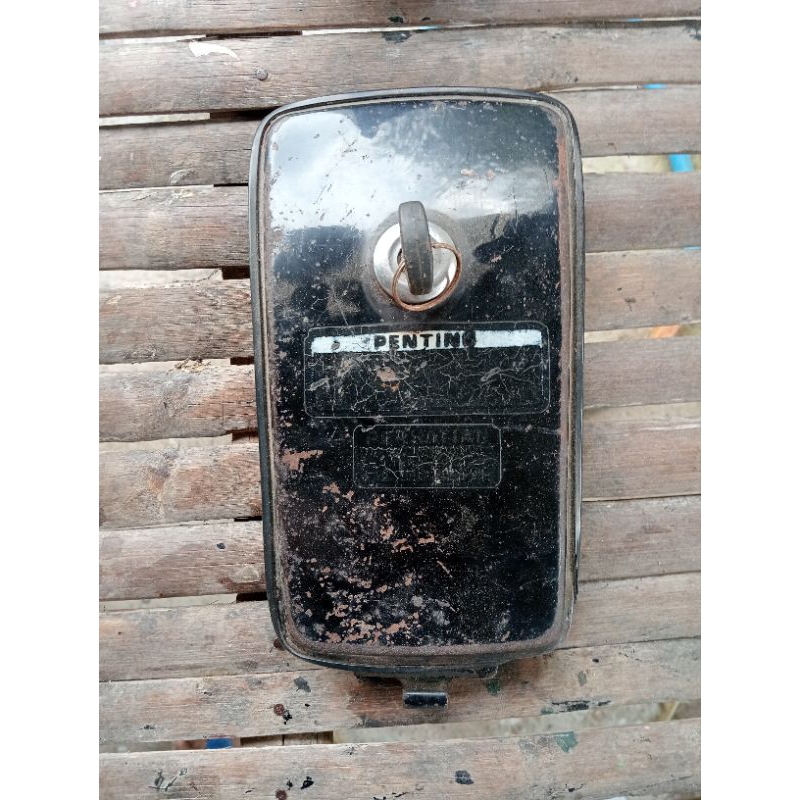 tutup tangki kotak gl 100 original paint set kunci