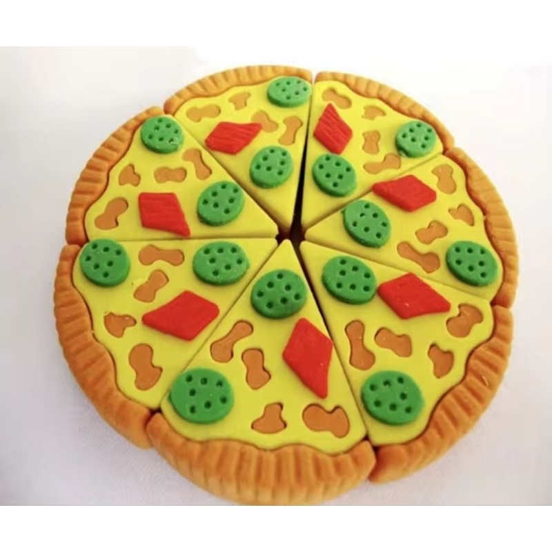 

Penghapus lucu/Penghapus Pizza/ 1 Pack isi 6pcs/