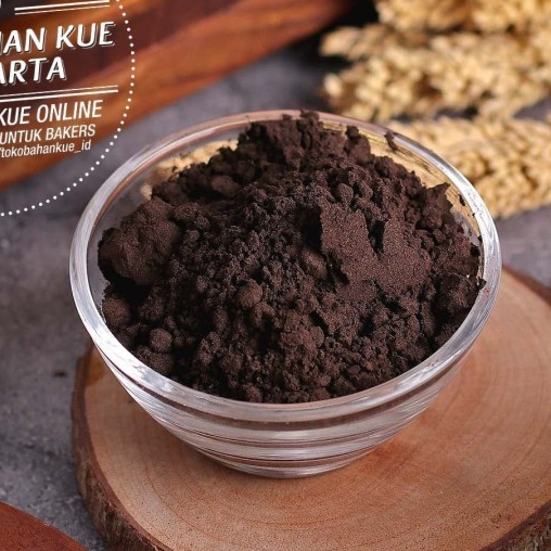 

Schoko Pure Cocoa Powder JET BLACK 10/12 100gr Low Fat Cokelat Bubuk Murni Hitam Schoko Coklat Bubuk Kakao