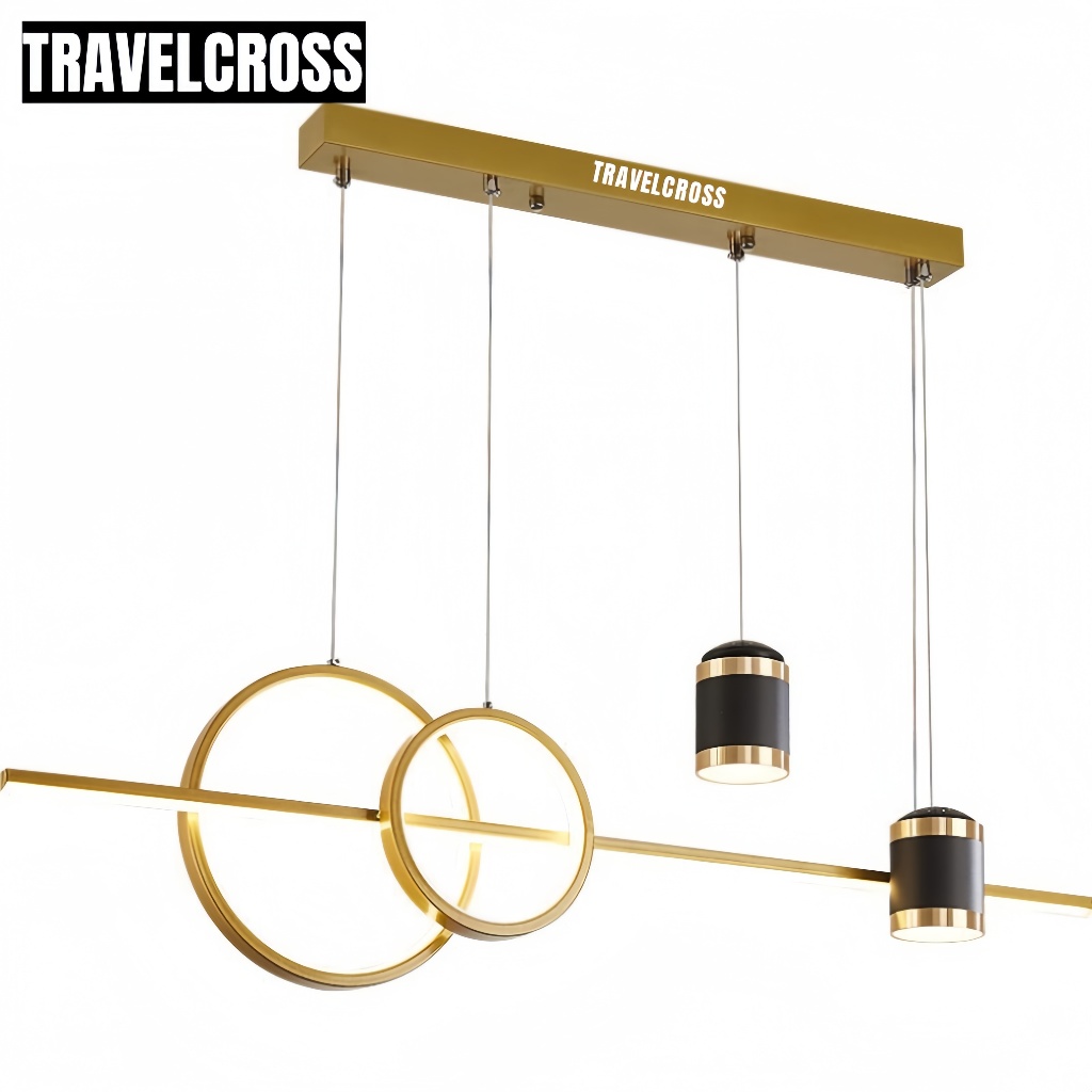 Travelcross Lampu Gantung Ruang Makan Lampu Gantung Hias Mini Bar 3 Warna Lampu Gantung Proyektor Bi