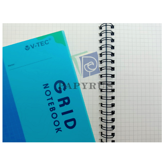 

BUKU CATATAN / NOTE BOOK SPIRAL / NOTE BOOK A5 SPIRAL SPIRAL V-TEC GRID 8115