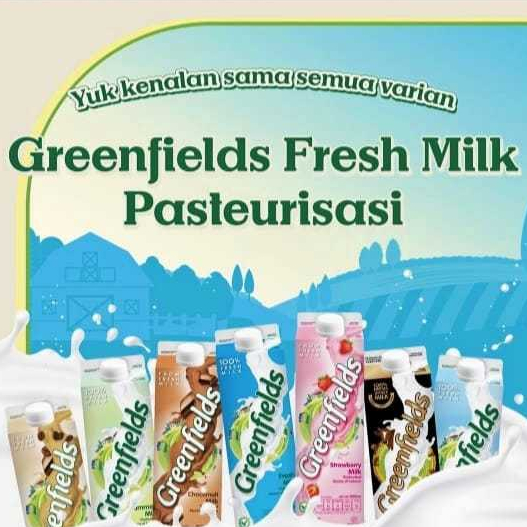 

[INSTANT & SAMEDAY ONLY] Greenfields Fresh Milk Pasteurised Susu Segar Pasteurisasi 1L Lokal HALAL