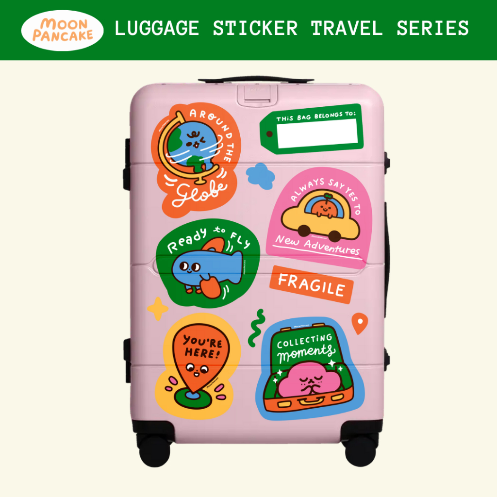 

Moon Pancake Luggage Sticker (Sticker Koper) - Travel Series