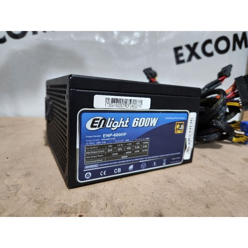 ENLIGHT 600W 2x8 / 2x6 PIN VGA, ENLIGHT ENP-600HP