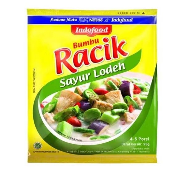

bumbu racik Indofood sayur lodeh 20gr, 20.000/10pcs