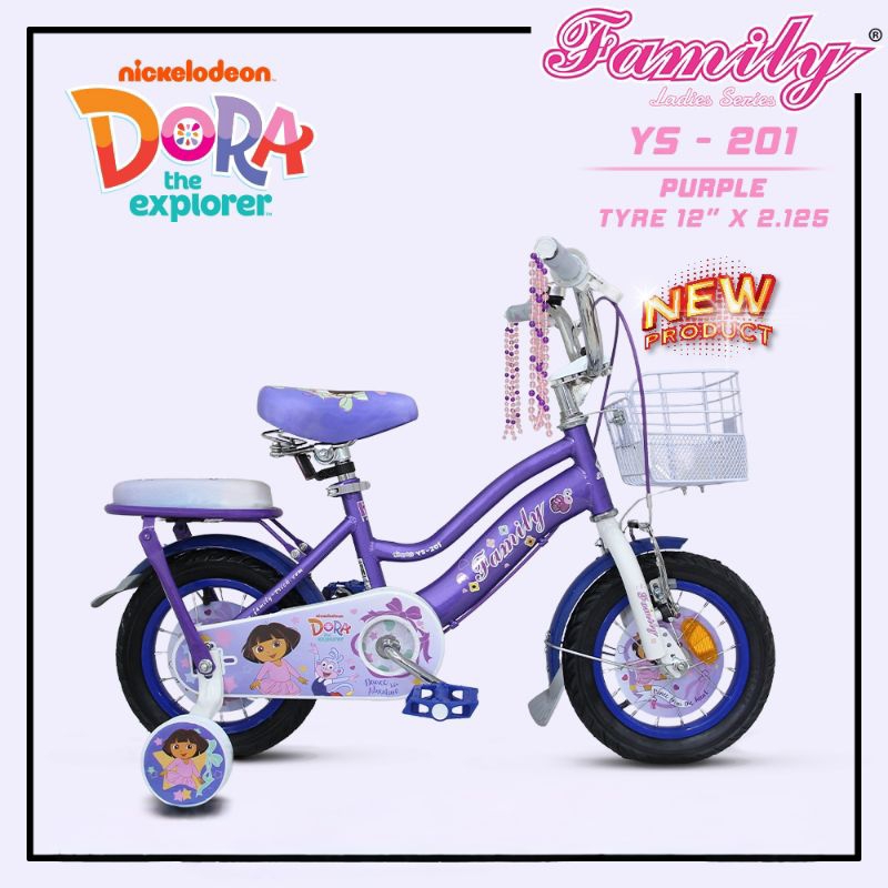 Sepeda Anak Family Mini 12 inch Dora