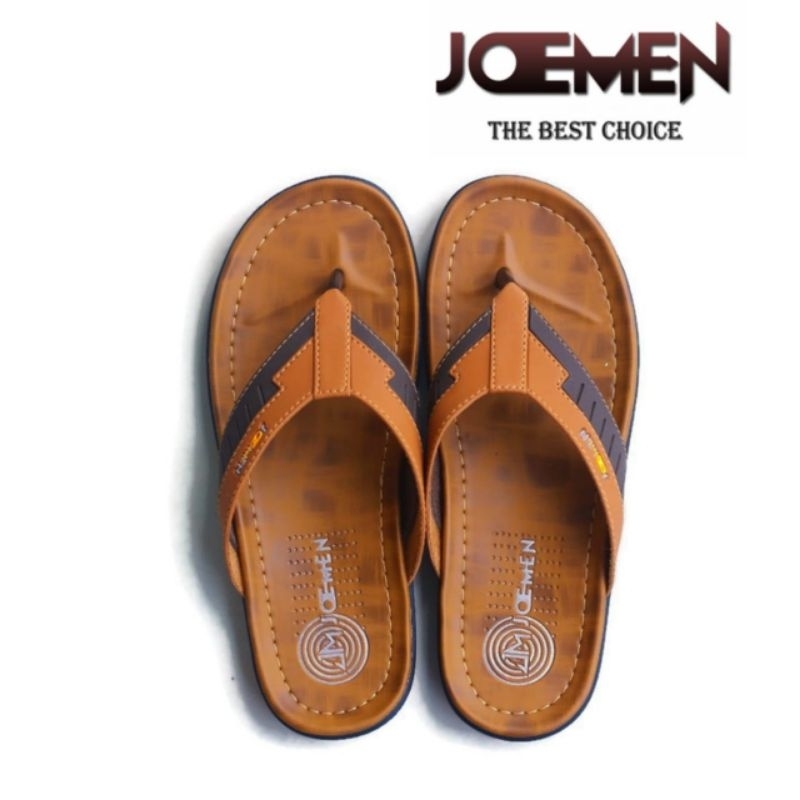 Joemen Sandal Pria Kulit Joemen S 34 Original Pria Jepit