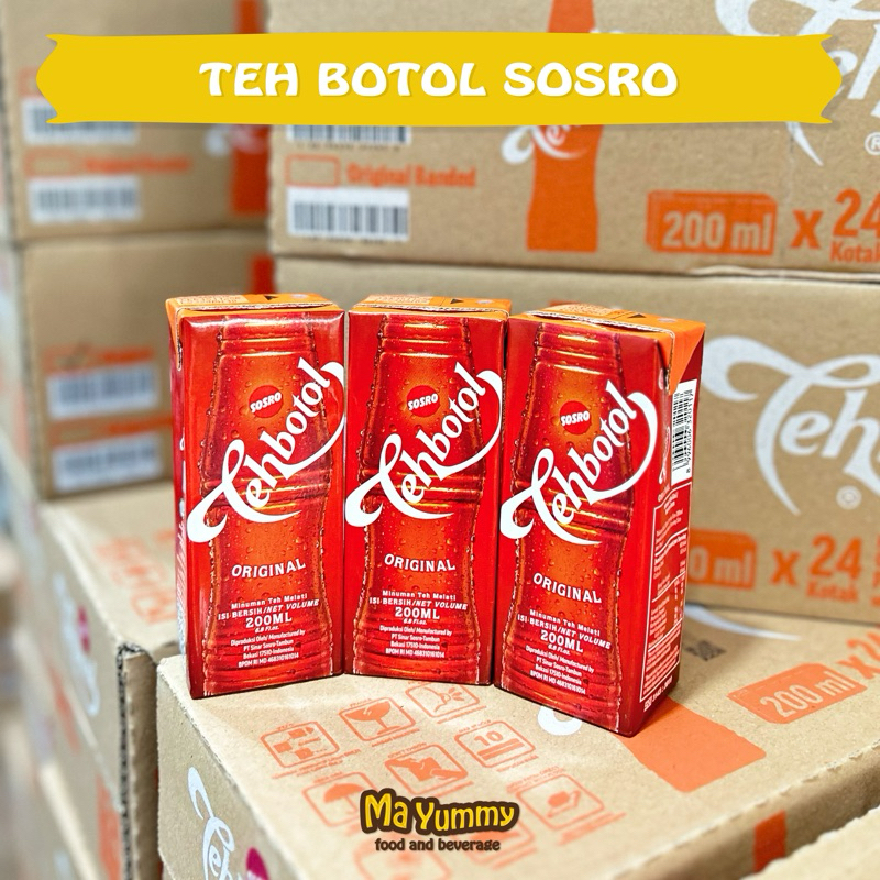 

Teh Botol Sosro Kemasan Kotak 200ml