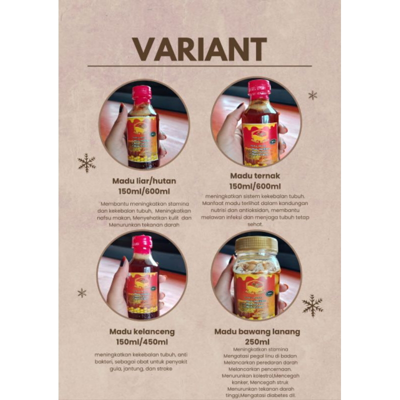 

Madu Bawang Lanang | Murni | Asli 100% Halal