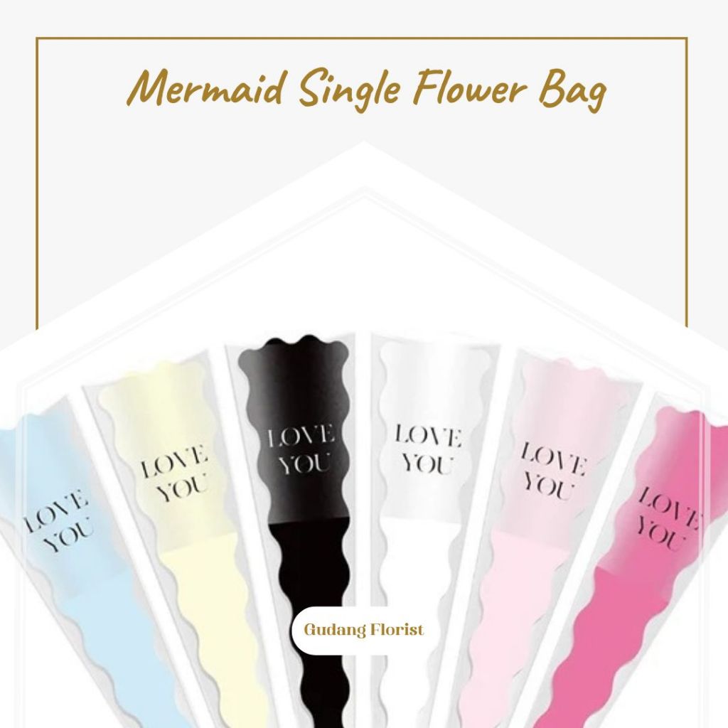 

MERMAID SINGLE FLOWER BAG