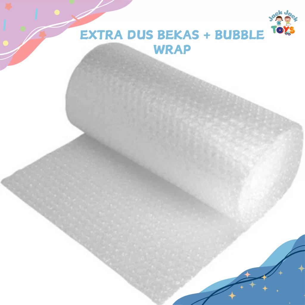 

Jackjacktoys Extra Bubble Wrap Packaging Aman Extra Protection