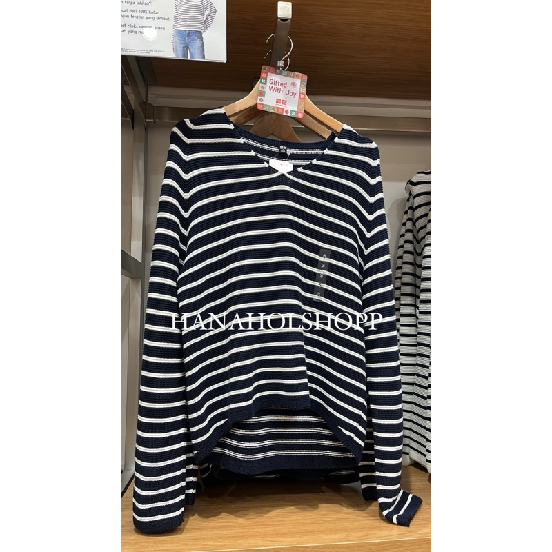 SWEATER KATUN RAJUT 3D || UNIQLO