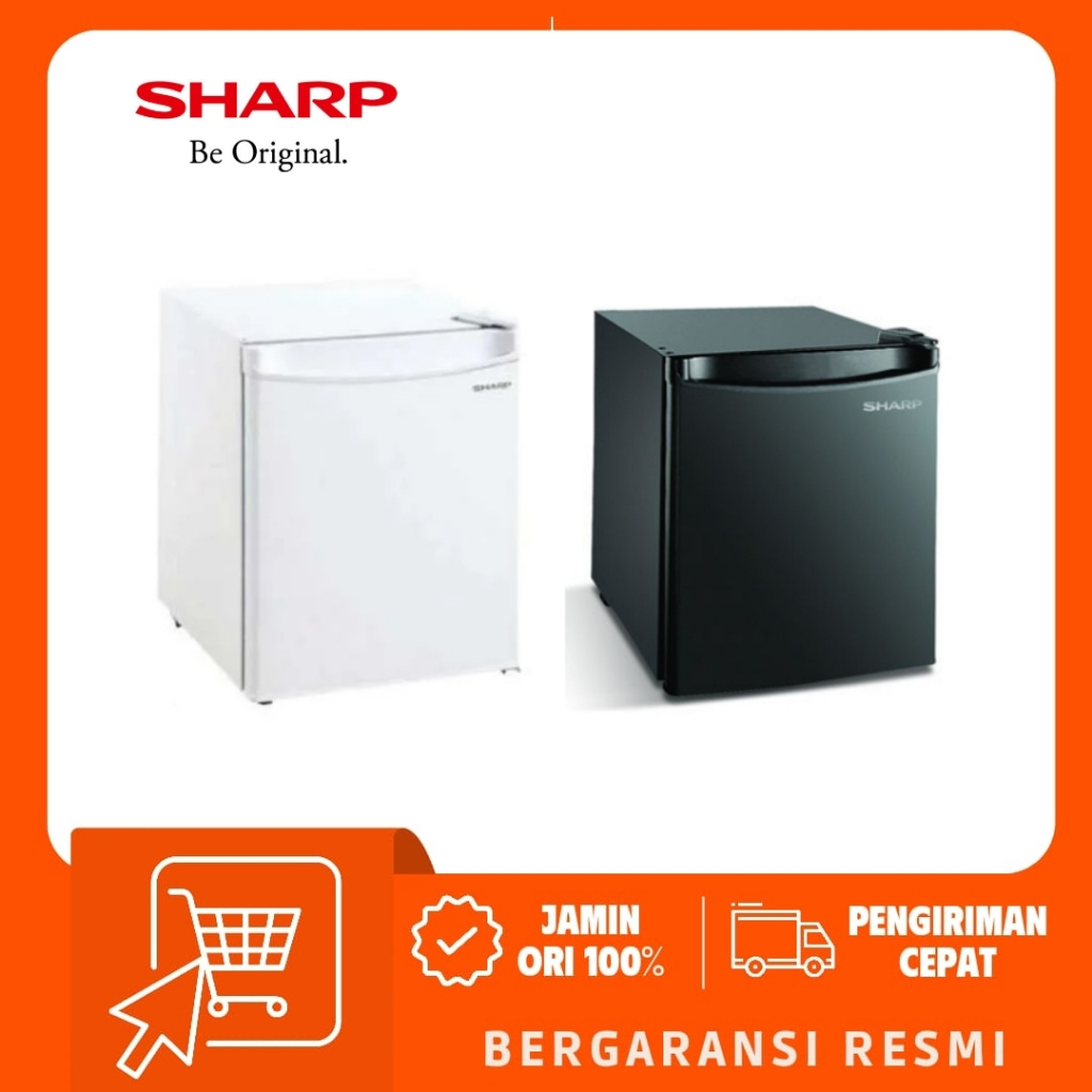 SHARP Mini Bar Kulkas Portable SJ-50MB-XW