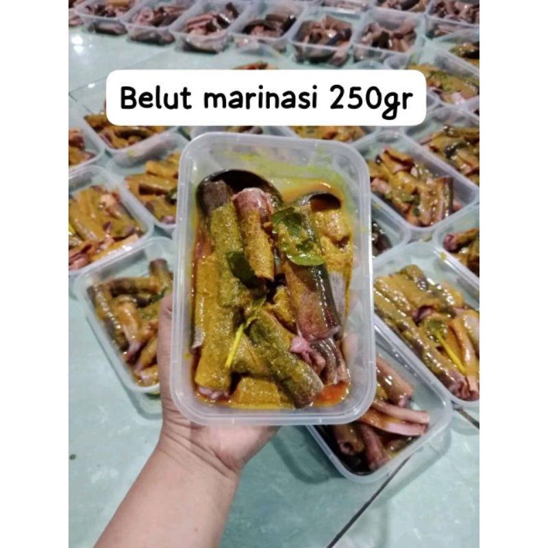 

belut marinasi (sudah di bumbu kuning tinggal goreng aja, bisa di pepes juga)