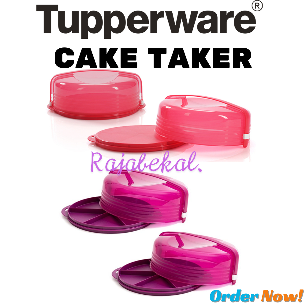 PROMO Tupperware Cake Taker Round 2pcs