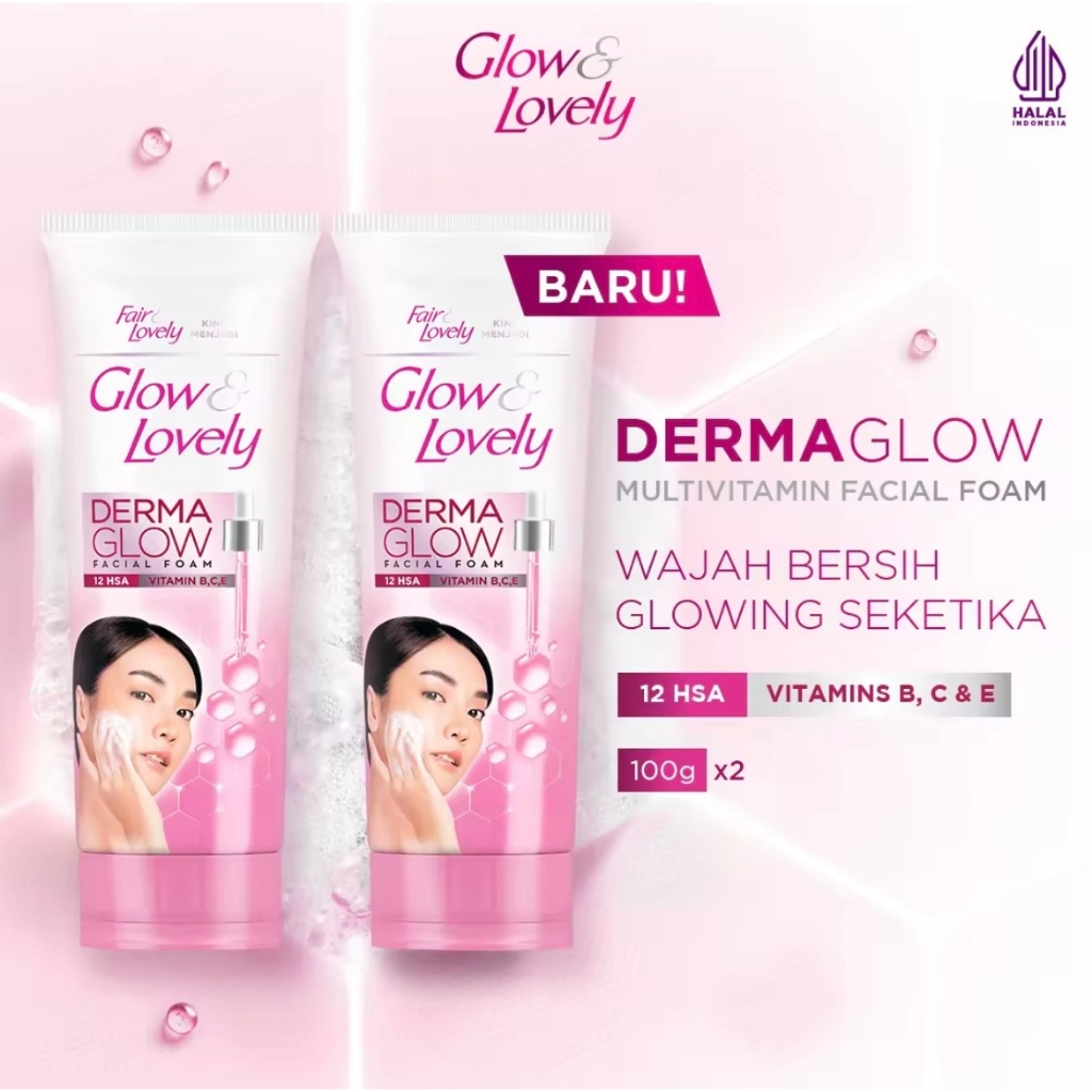 Glow & Lovely Facial Wash Multivitamin 100 g x2