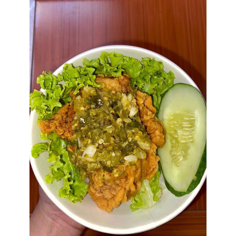 

Rice Bowl Ayam Geprek Sambal Ijo