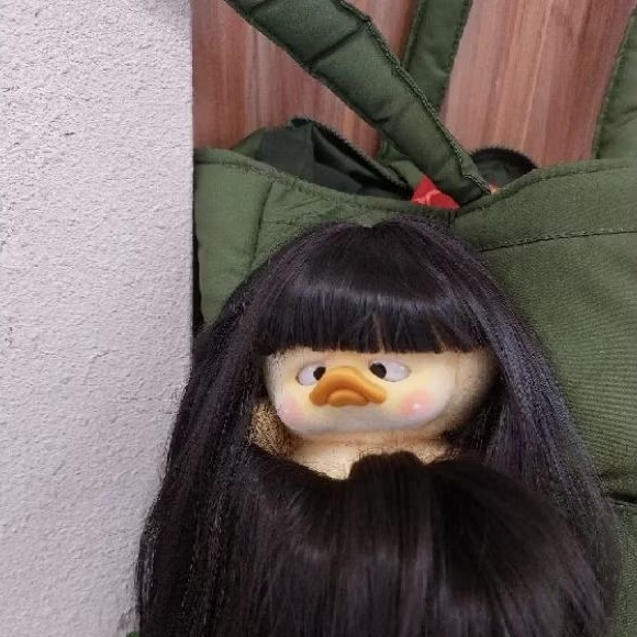 READY STOCK Wig Upset Duck/ Wig Boneka/ Wig