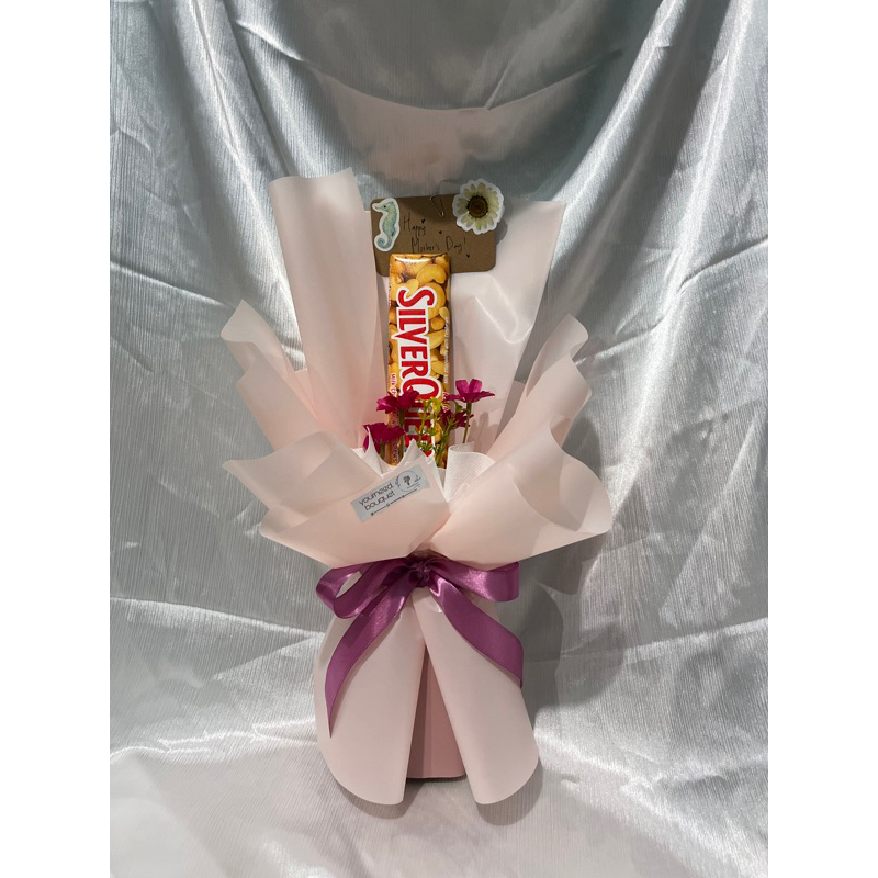 

buket coklat silverqueen