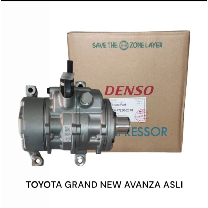 kompresor kompressor compresor compressor AC mobil grand new Avanza Veloz great Xenia asli denso ori