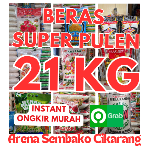 

(BISA COD) PROMOO BERAS SUPER PULEN 21 KG ARENA SEMBAKO CIKARANG