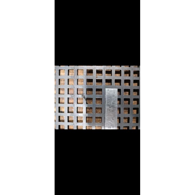 37x52 cm Ram grill kotak 8x8mm tebal 1mm