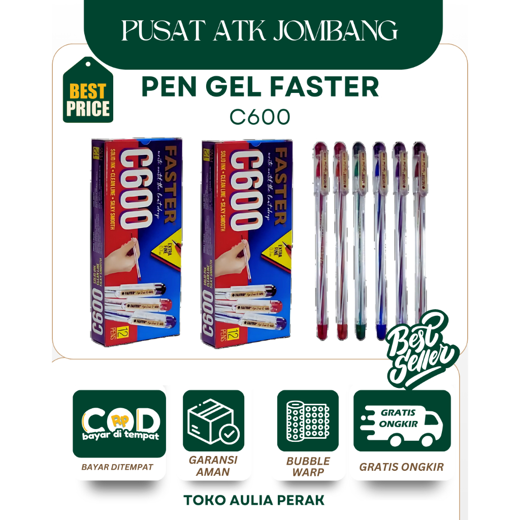 

FASTER F3 0.05mm/ PEN GEL1 PACK ISI 12 PCS