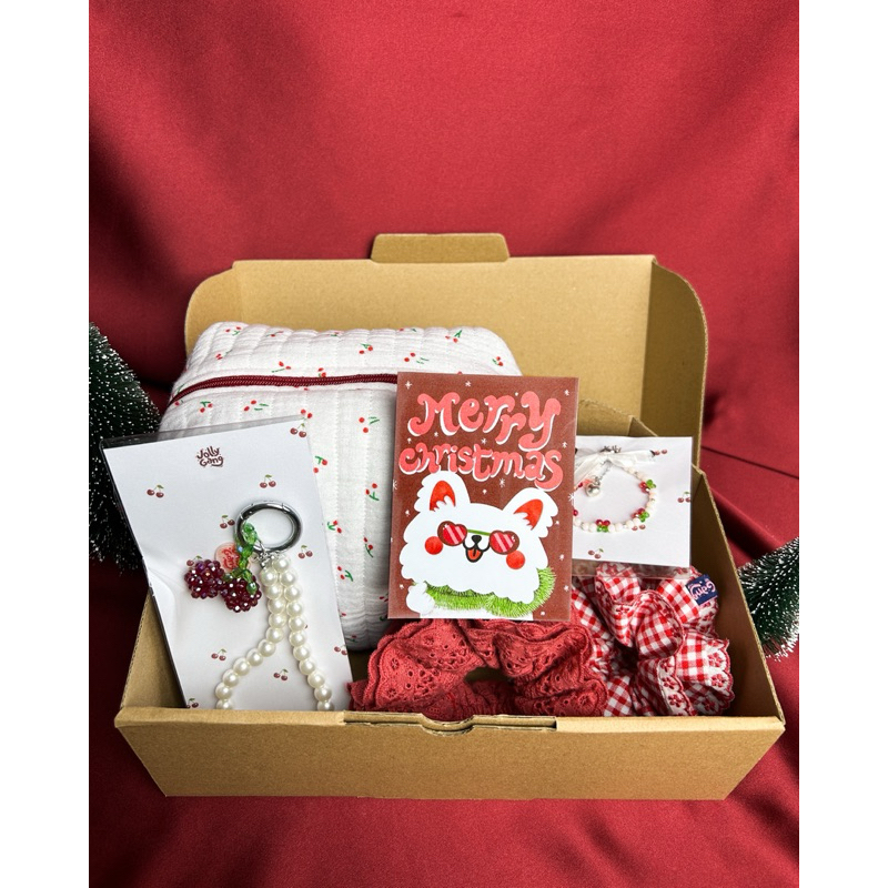 

[FULL SET] Holy Jolly Christmas Hampers - Hampers Natal unik - Hampers Natal lucu - Hampers Natal Aksesoris