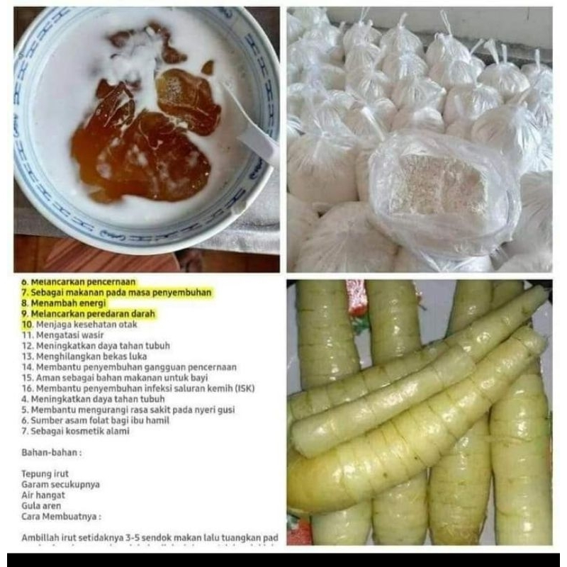 

Tepung Garut Jengkirut | Butiran Kasar||Pati Garut 1Kg Untuk Mengatasi Maag dan Penyakit Lambung Lainya