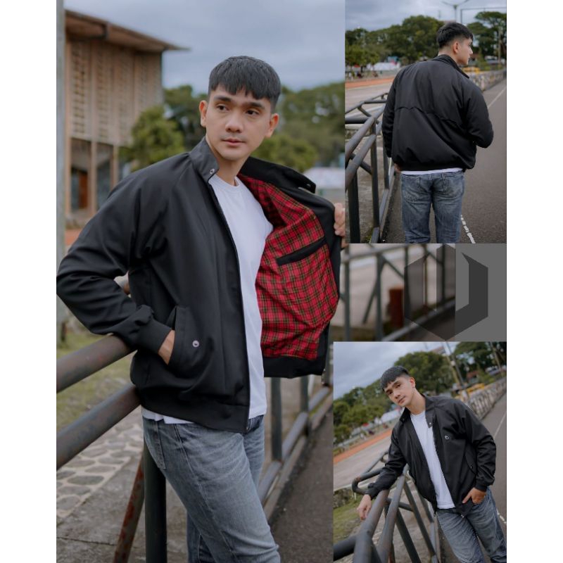 Jaket Harington Cotton twil Jaket Harington Pria