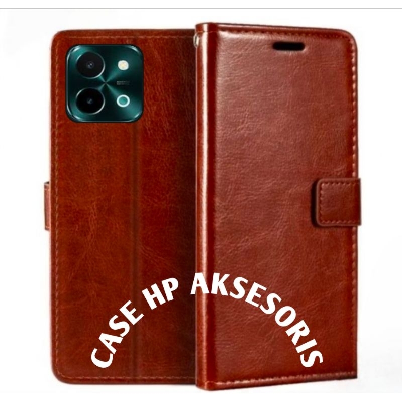 CASE VIVO Y28 FLIP COVER WALLET SARUNG HP CASING DOMPET LEATHER CASE VIVO Y28/CASING VIVO Y28
