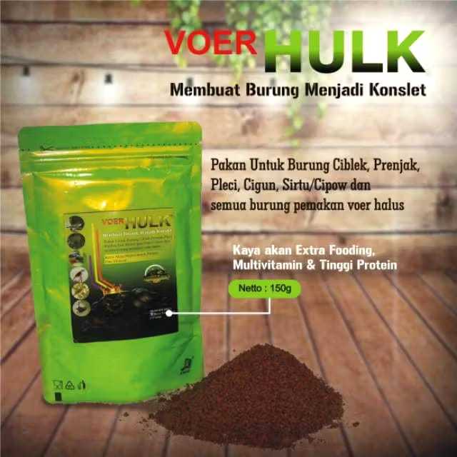 VOER HALUS VOER HULK PENGGACOR BURUNG CIBLEK PRENJAK PLECI KOLIBRI