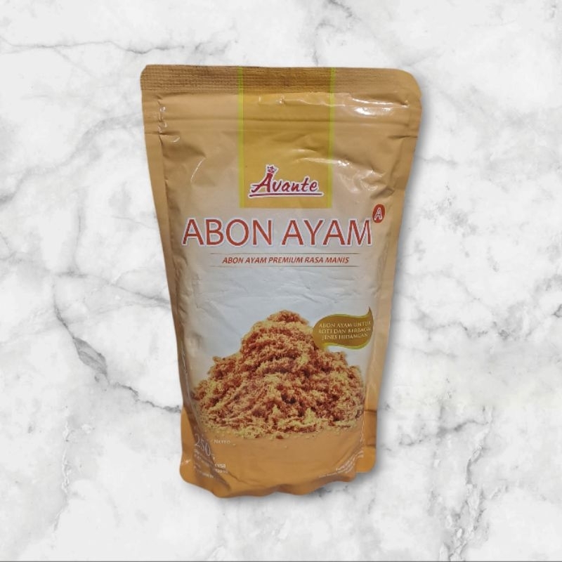 

ABON AYAM PREMIUM AVANTE RASA MANIS 250GR