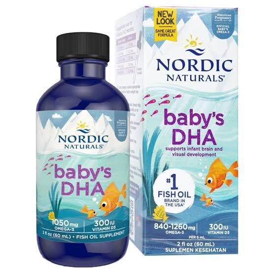 Nordic Naturals'baby's DHA ready makassar promo murah fish oil dha baby original brand new ready mak