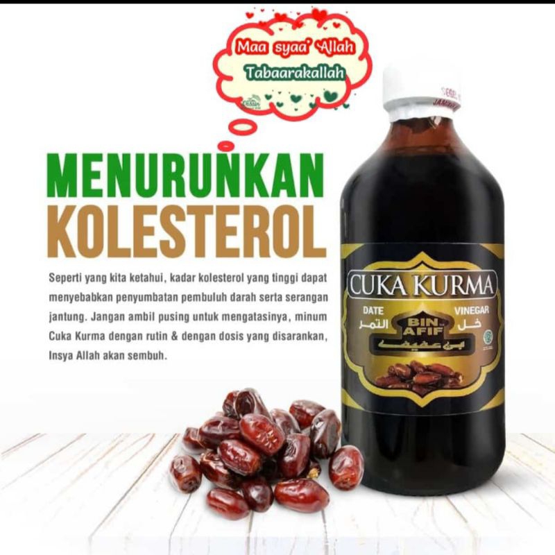 

Cuka Kurma Minuman Herbal Bin Afif 310ml