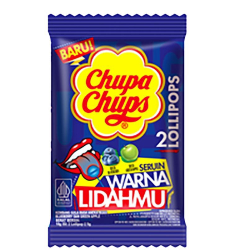 

Chupa Chups Permen Lolipop Tongue Painter 2 x 9 g