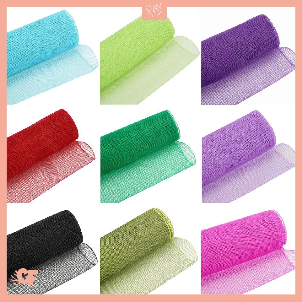 

(1 Roll) Flower Wrapping Jaring Polynet Korea Polynett Wrapping Mesh Roll Buket Bunga ROLL19
