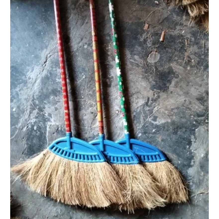 Sapu lakop | Sapu Sepet | Sapu serabut kelapa lakop | sapu murah