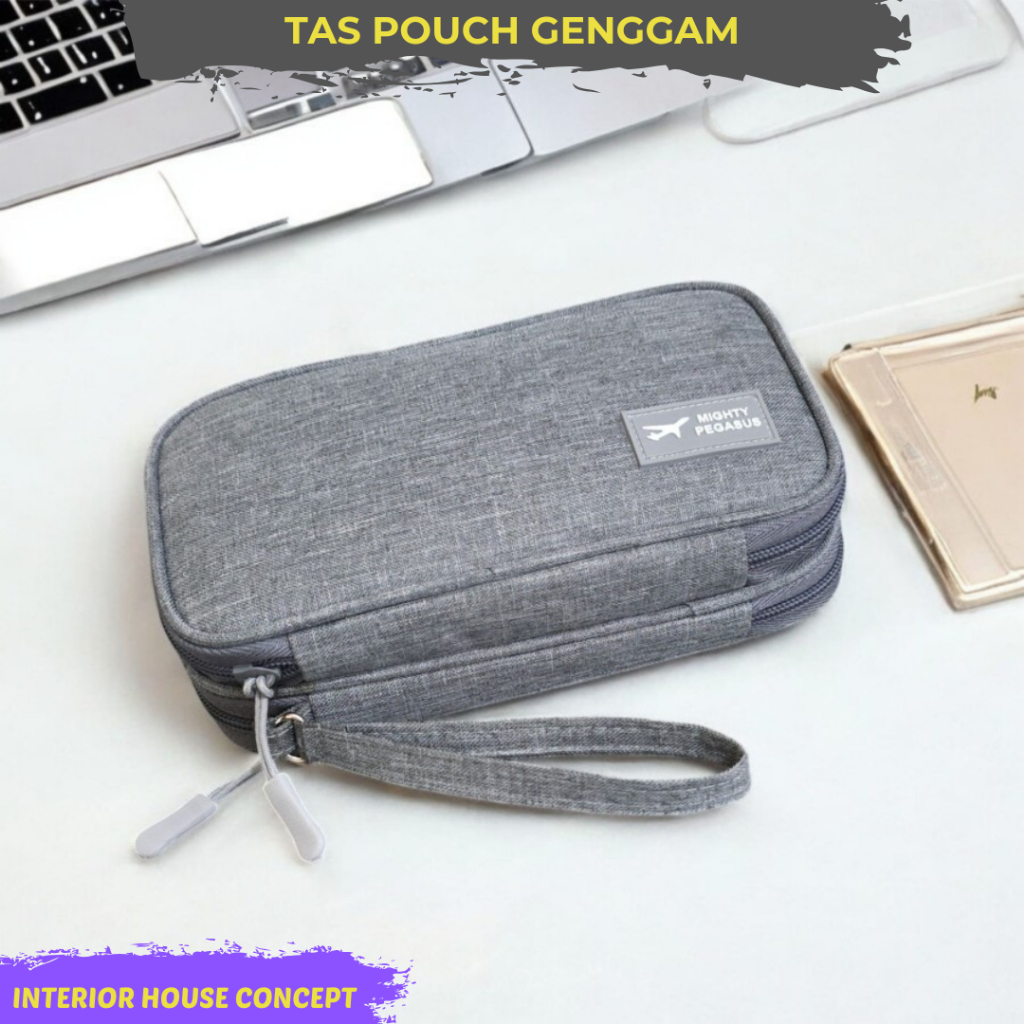 Clutch Bag Pria / Tas Pria Handbag / Pouch Clutch Pria / Tas Kantong Kecil Wadah HP Dompet Gadget / 