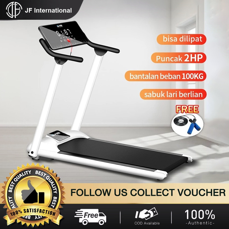 JF Treadmill Elektrik Tredmil Listrik 2.0 Mesin Lari Olahraga Gym Fitness Cardio Alat Fitness SP1003