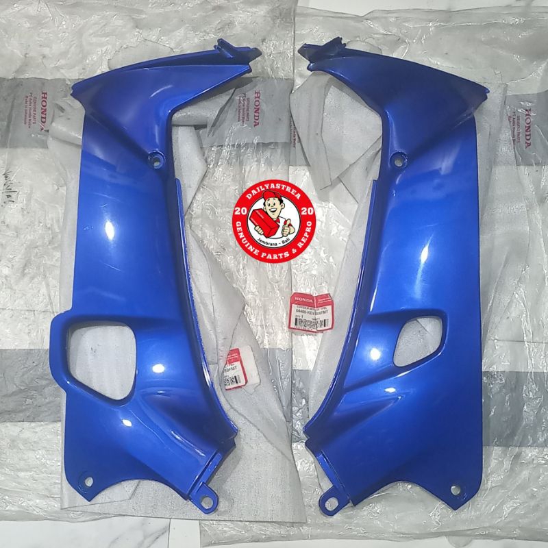 LEGSIL LEKSIL TEBENG DALAM BIRU TUA KANAN KIRI HONDA SUPRA FIT XX X 100 ORIGINAL 64450-KEV-880FMT