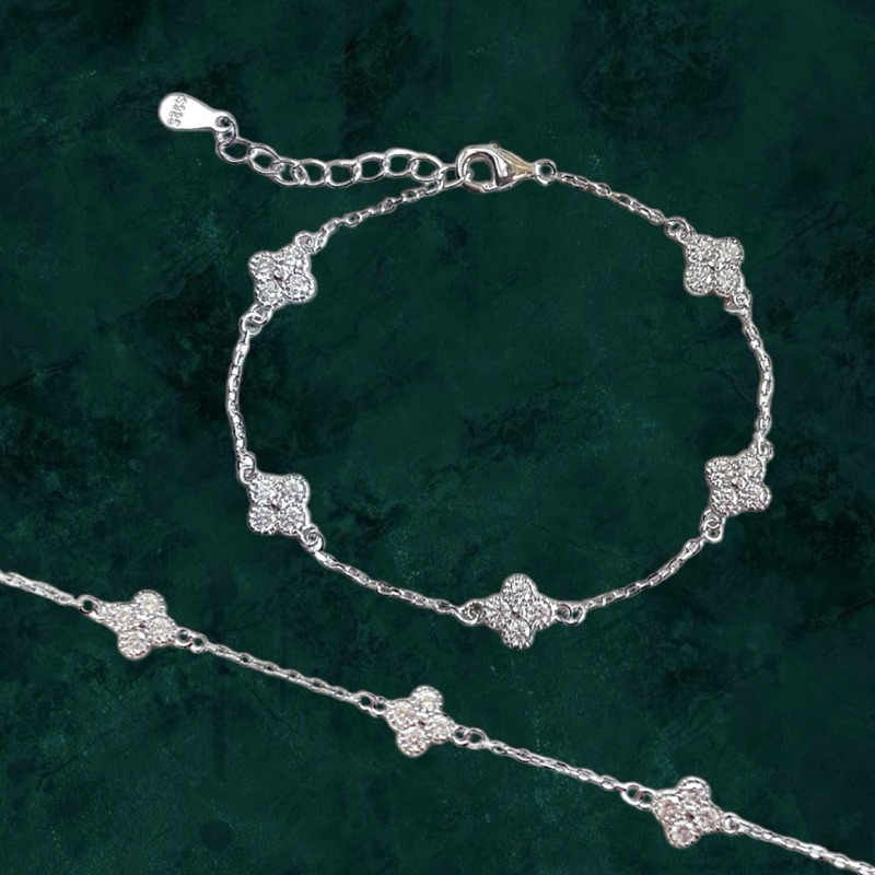 Gelang Silver VanCleef Permata