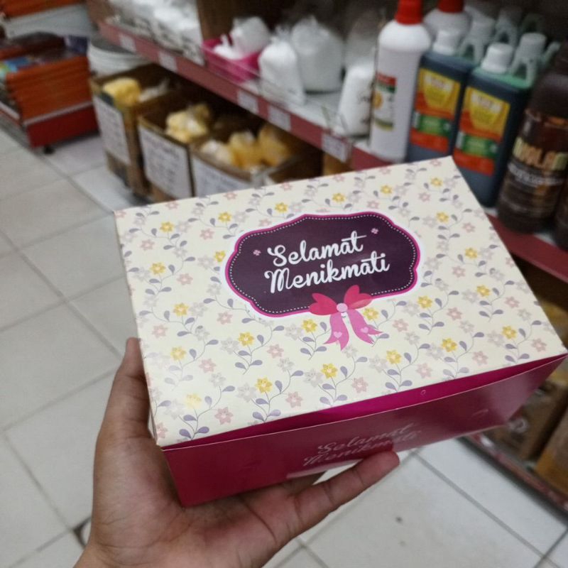 KOTAK SNACK 12X16 ~ SNACK BOX isi 100pc