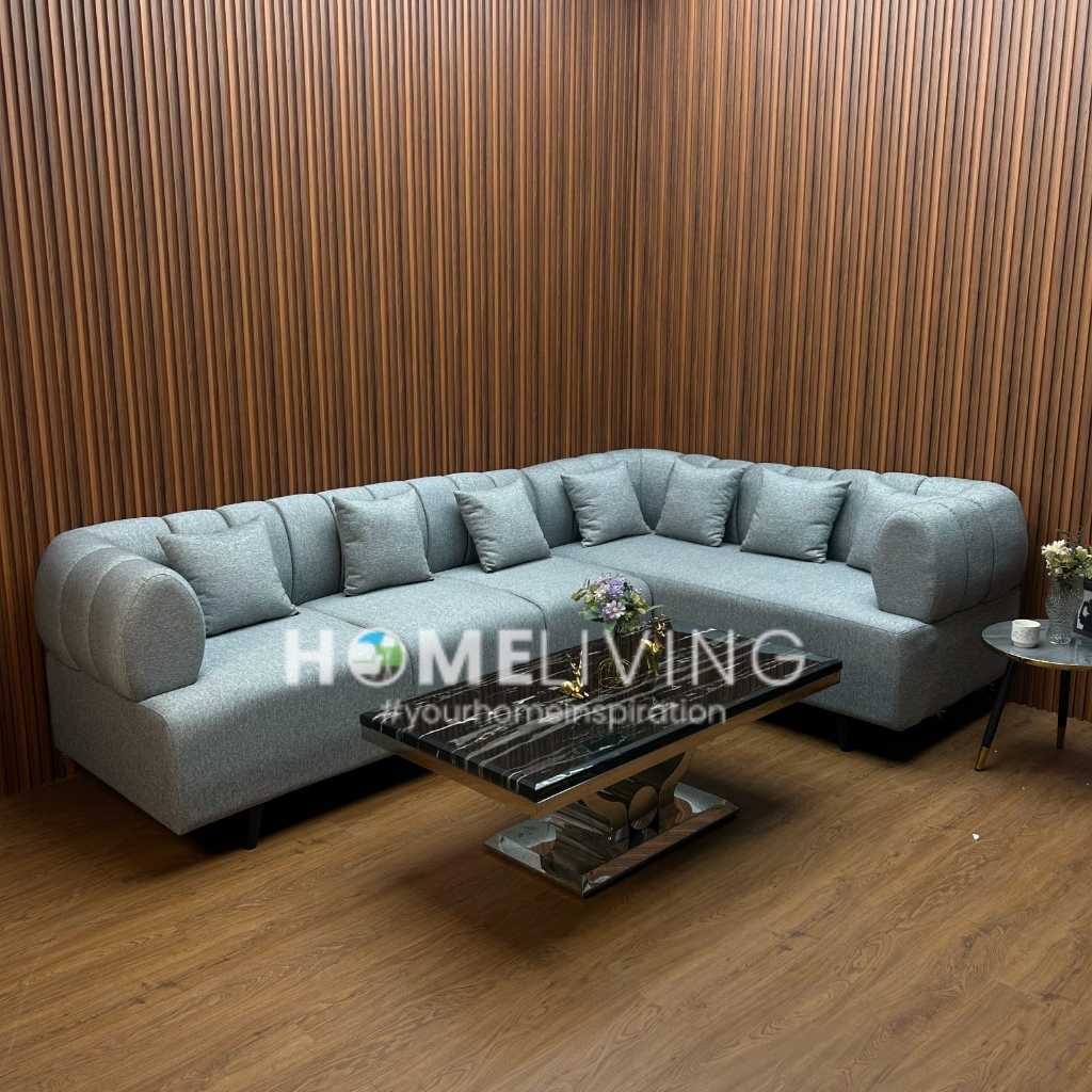 HOMELIVING-SOFA SUDUT CANNES - SOFA SUDUT - SOFA SUDUT TAMU - SOFA SYTLISH - SOFA SUDUT ELEGAN