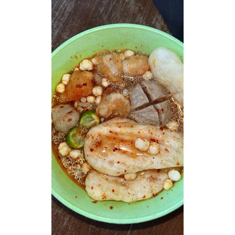 

Boci ayam suwir & Bakso tetelan isi daging cincang