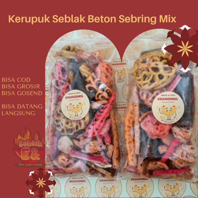 

Cemilan Serba 5ribu Sebring Mix Makaroni Sanjai Kripik usus Keripik pisang