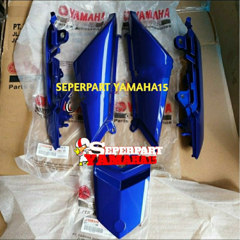 COVER FULL BODY BELAKANG VIXION NEW NVA NVL BIRU ORIGINAL YGP GENUINE PARTS